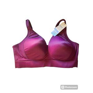 NWT Jockey Forever Flexible Fit Bra No Underwire Hook Closure Size XXL